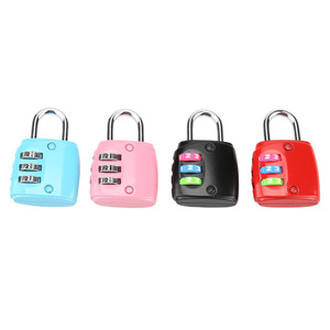 Customized Combination <b>Padlock</b> 3 Digit Zinc Alloy Mechanical Lock Resettable For Luggage Locker Gym Drawer Cabinet Suitcase - Product Image 4