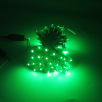 Luces LED de Punto Rojas/Verdes con Clasificación IP65 a Prueba de Agua, 12V 9mm, Súper Brillantes, Iluminación Decorativa para Paisajes