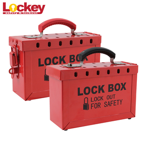 Loto Công Nghiệp Thép An Toàn Nhóm Lockout Tagout <span class=keywords><strong>Box</strong></span> Đối Với Phím - Product Image 2