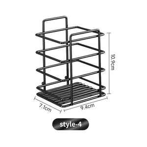 드릴 5 in 1 욕실 랙이없는 샤워 캐디 벽걸이 형 단일 계층 중국 금속 자체 접착 - Product Image 6