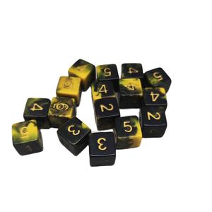 Dados cuadrados de 16mm Esquinas redondeadas de plástico Dados personalizados para juegos de mesa - Product Image 1