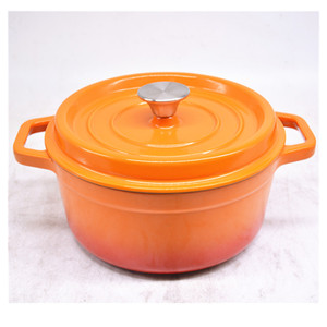 Ensemble <span class=keywords><strong>de</strong></span> casseroles en fonte émaillée pour soupes et bouillons, casseroles peu profondes pour fruits <span class=keywords><strong>de</strong></span> mer - Product Image 6
