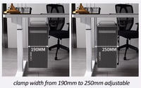 CP-03 universel support de boîtier PC sous le bureau mur côté ordinateur CPU support réglable Mainframe cintre boîte hôte support support support