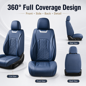 <span class=keywords><strong>Coprisedili</strong></span> Universali in Pelle Nappa Luxfit, Set Completo <span class=keywords><strong>per</strong></span> 5 Posti, Compatibili con Airbag, Produttore OEM ODM, Vendita all'Ingrosso - Product Image 4
