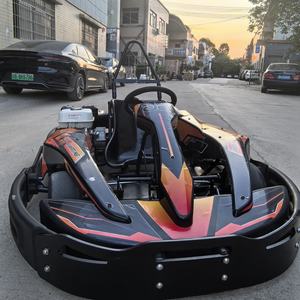 Go Kart Profesional untuk Dewasa 2 Kursi, Mesin Honda GX200 196CC Performa Tinggi, Rem Cakram Hidrolik, Bahan Bakar Bensin, untuk Luar Ruangan - Product Image 3