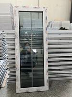 Portes et fenêtres en aluminium porte à double battant portes en aluminium avec grille