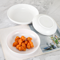 Vente en gros de Chine de luxe moderne restaurant mélamine nordique blanc vaisselle ensemble mélamine assiettes pour mariage