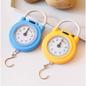 Mini báscula de resorte portátil, báscula portátil multifuncional, conveniente para ir de compras, báscula con gancho pequeño, mini portátil - Product Image 1