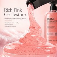 Nettoyant naturel pour la peau pour femmes/hommes avec fonction de parfum Gel douche de bain antibactérien à l'acide salicylique infusé à base de plantes