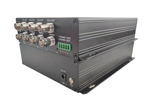 SDI sợi Extender với RS485 và vòng ra duy nhất chế độ 20k SDI sợi chuyển đổi cho phát sóng - Product Image 2