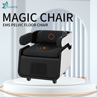 Chaise magique de réparation musculaire CE ISO, non invasive, avec EMS, pour le plancher pelvien, idéale pour cliniques, spas et salons.