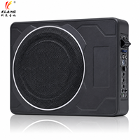 Vente en gros OEM 10 pouces Underseat Subwoofer 150w Car Active Slim Subwoofer Box Auto Car Woofer avec amplificateur Système audio