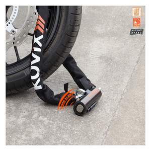 Serrure à chaîne de vélo anti-vol 10mm en acier trempé renforcé carré <span class=keywords><strong>Scooter</strong></span> électrique serrure à chaîne de moto - Product Image 6