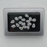 Diamantes Cultivados en Laboratorio Certificados por IGI, Corte Pera, 1CT 5CT, Color VVS, CVD HPHT, Excelentes para Joyería