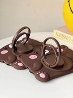 Silicone dessin animé mignon ours enfants chocolat couleur tablette étui pour Ipad Mini 4 5 étui pour Ipad 7.9 pouces étui