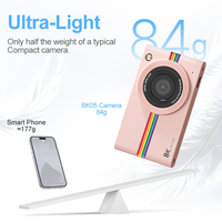 Appareil photo numérique compact avec zoom 16x, 96MP, vidéo 8K, autofocus rapide, flash LED, stabilisation électronique pour vlog