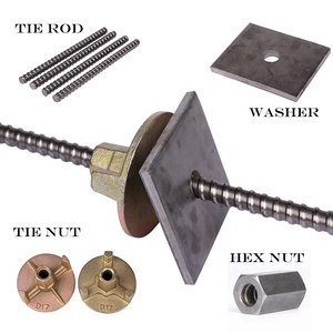 Giá Xuất Xưởng 180KN Ván Khuôn Đúc Sắt 15/17Mm Thanh Giằng Đai Ốc Neo Cho Xây Dựng - Product Image 1