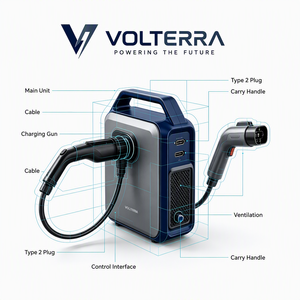 Cargador de Pared Inteligente para Vehículos Eléctricos de 11KW para Tesla, BMW, <span class=keywords><strong>Mercedes</strong></span> - Product Image 3