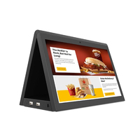 Nouvelle tablette Android double écran populaire 2025 pour affichage publicitaire et commandes de commentaires clients en entreprise, moniteur numérique 10,1 pouces