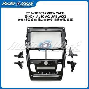 Marco para DVD de Coche Android de 9 Pulgadas LEMONTON, Adaptador de Panel para Radio de Coche con Función GPS para TOYOTA VIOS/YARIS 2018+ - Product Image 3