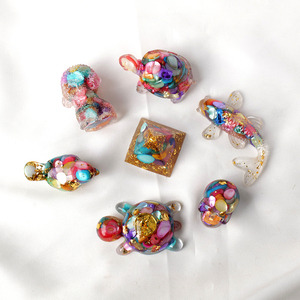 เปลือกหอยหลากสีสำหรับตกแต่งเรซิ่น ของตกแต่งโต๊ะทำงาน ตกแต่งตู้ปลา ของตกแต่งรถยนต์ ของตกแต่งบ้าน งานฝีมือประดับตกแต่ง - Product Image 1