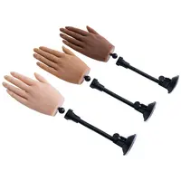 TGONE 현실적인 연습 네일 훈련 연습 손 모델 가짜 손 네일 실리콘 연습 손