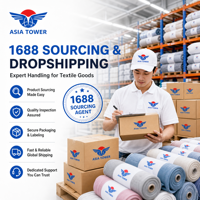 Agent maritime fret maritime Chine GB DDU Port à Porte Agent de dropshipping Alibaba 1688 Réponse rapide Marchandises textiles LCL+Express 2 jours