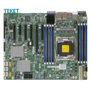 X10SRH-CLN4F Supermicro Motherboard soket tunggal R3(LGA 2011) Intel C612 DDR4 1PCI-E 3.0x8 4LAN 10SATA3 8SAS3 1VGA 2COM 1TPM