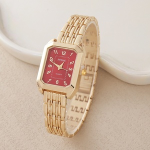 New Style Casual and Fashionable Steel Strap Diamond-encrusted Ladies' <b>Watch</b>, square Digital Starry Sky <b>Watch</b> Mechanical <b>Watch</b> - Product Image 1