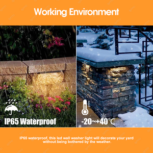 LED hardscape nhôm lát sân vườn gạch trắng ấm IP65 1.5 Wát 3 Wát boong cầu thang ánh sáng LED bước Lights ootdoor tường rửa ánh sáng - Product Image 6