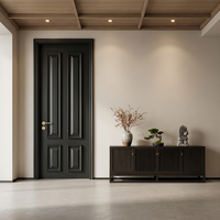 Porte intérieure moderne en bois écologique, insonorisée, résistante à l'eau, en polymère CPL, finition lisse, pour chambre à coucher, usage hôtelier