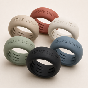 เคสซิลิโคน Oura Ring 5/4 Galaxy Ring RingConn Ultrahuman แบบด้านสีดำ ป้องกันรอยขีดข่วน สำหรับแหวนอัจฉริยะ พร้อมสลักข้อความตามสั่ง - Product Image 5