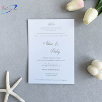 Carte de remerciement personnalisable pour événements d'entreprise, impression d'enveloppes pliées en trois pour mariage, boîte d'invitation de mariage