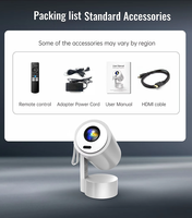 R3P Full HD Mini projecteur portable sans fil Android 13 Projecteur vidéo pour téléphone portable