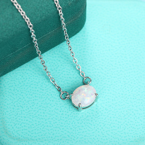 สร้อยคอจี้มันวาวสำหรับผู้หญิงเครื่องประดับแฟชั่นหรูหรา - Product Image 5