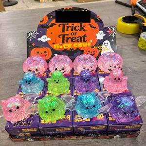 Nuevo Lanzamiento: Juguetes Blandos de Halloween (12 unidades/caja) con Purpurina y Maltosa, de Ascenso Lento, con Formas de Fantasma, Calabaza y Murciélago, Juguetes Sensoriales Antiestrés para Apretar - Product Image 3
