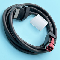 Kabel USB 24V ke Konektor Dupont 2.54mm Berpelindung untuk Printer Terminal POS