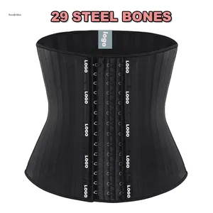 Ceinture en latex pour femmes 29 Steel Bone Waist Trainer Colombiens Chest Binder Bustier and Corset Ann Chery Private Label Sashes Faja - Product Image 1