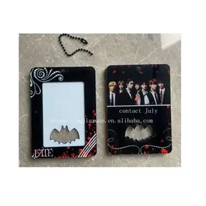 Customized Design Acrylic Photocard Holder with Key chain photo frame for Kpop card holder