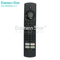 Control Remoto ES-RM090-4-V a Precio de Fábrica para el Nuevo Google Chromecast 4k TV, Decodificador con Google Voice, Smart TV G9N9N, Control por Voz BT IR