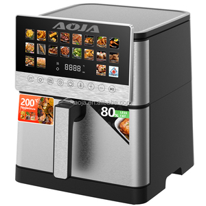 <span class=keywords><strong>Friteuse</strong></span> à air numérique intelligente en acier inoxydable 8L avec plusieurs préréglages pour la cuisine domestique - Product Image 4