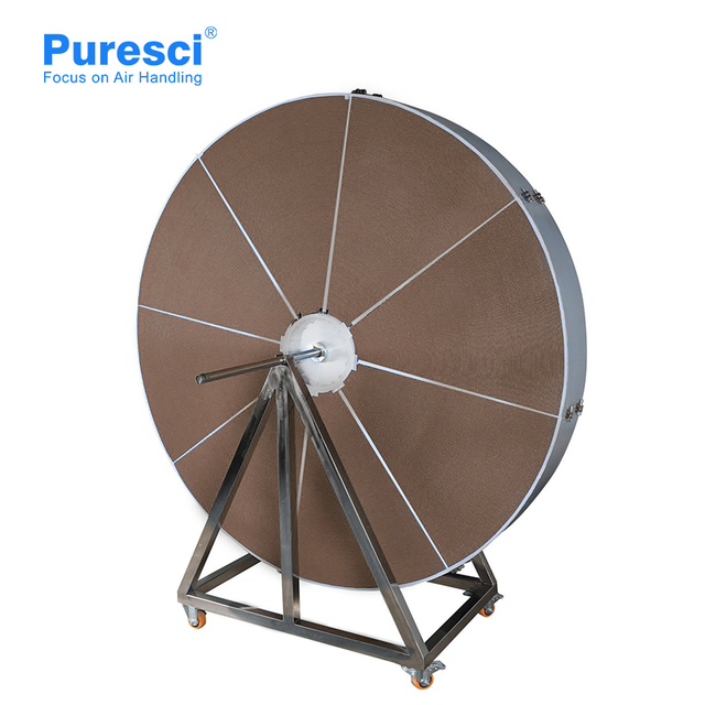 High-Efficiency Electric Air Desiccant Rotor Dehumidifier Industrial Commercial Low-Humidity Environments New Condition Puresci