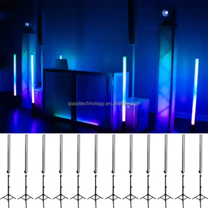 IP65 Wasserdichte DMX512 <span class=keywords><strong>Matrix</strong></span>-Lichtleiste RGB LED-Röhre Stativleiste DC24V Dimmbar 1 Meter für Outdoor-DJ-Events Hochzeiten Bühnen Clubs - Product Image 2