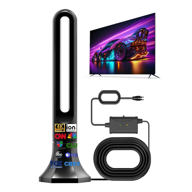 2024 Hot Selling Lanyi Indoor HD TV Antenna DVB-T with 30dBi Gain Long Range VSWR 1.5 for