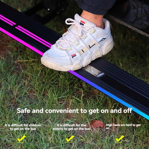 Estribo Eléctrico Automático de Aluminio con Doble Luz para <span class=keywords><strong>Jeep</strong></span> Wrangler JL 4 Puertas Sahara <span class=keywords><strong>Rubicon</strong></span> 2018-2024 - Product Image 5