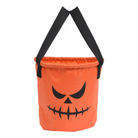 2025 nouveau personnalisé éclairer citrouille Halloween panier enfants truc ou traiter sac de bonbons lumière LED blanc Halloween seaux