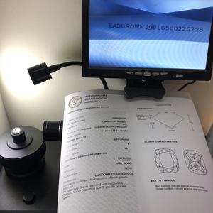 IGI認定 3カラット 4カラット 5カラット 6カラット D E F VS1 ラディアントカット 卸売 ラボクリエイトダイヤモンド CVD ラボグロウンダイヤモンド - Product Image 3