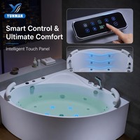 Bañera de Hidromasaje Independiente de Grado Profesional, Color Personalizado OEM, Acrílico, 40 Jets, Portátil, Moderna, para Apartamento o Villa