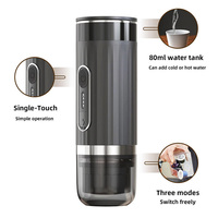 Machine à café électrique portable, automatique et auto-chauffante pour le camping, les voyages, la voiture et les pique-niques