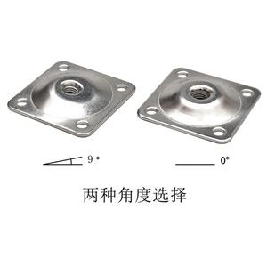 Bán buôn kim loại t-tấm Chân gắn tấm, đồ nội thất chân tập tin đính kèm tấm - Product Image 4